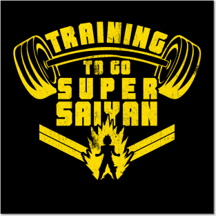 Training To Go Super Saiyan Posters and Art